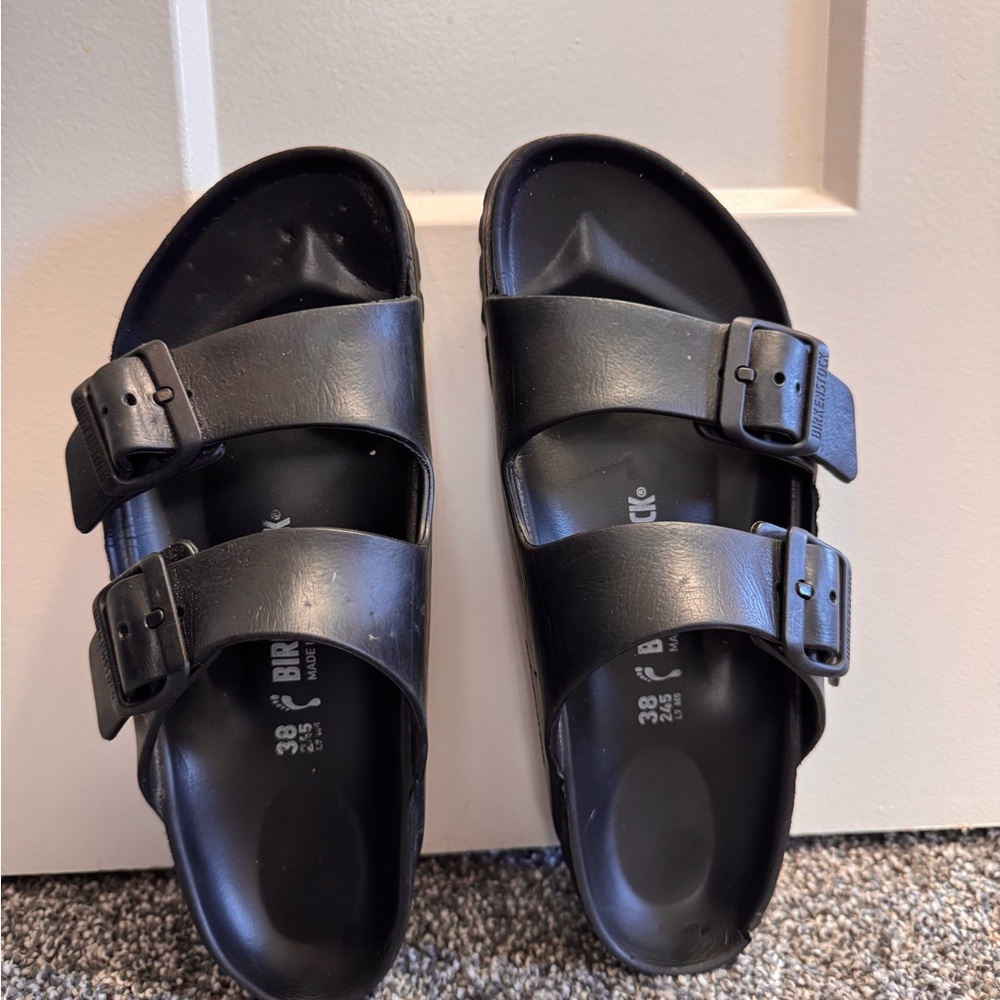 Birkenstock Black Double-Strap Sandals